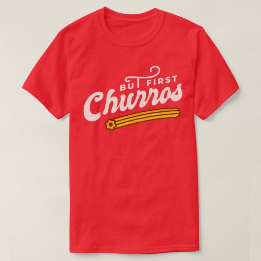 FIRST CHURROS  Tシャツ (デザイン正面)