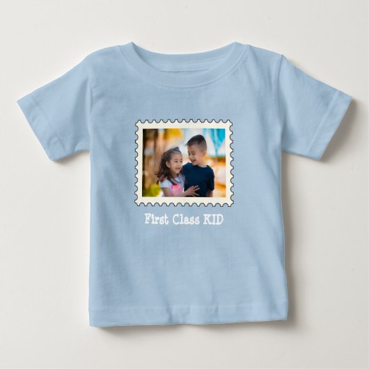 FIRST CLASS KID 最高の Kidカスタム横写真 ベビーTシャツ (正面)