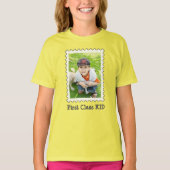 FIRST CLASS KID 最高の Kid Everの写カスタム真 Tシャツ (正面)