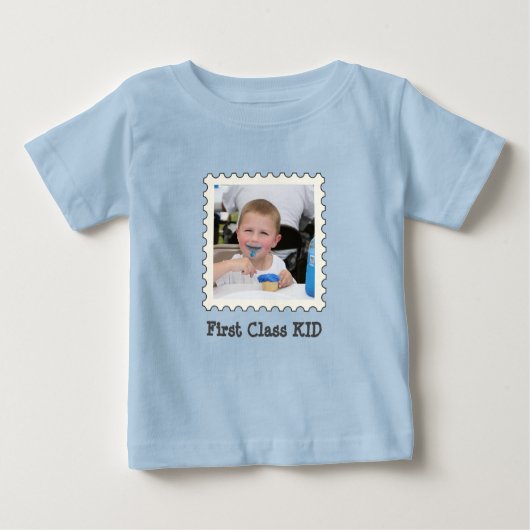 FIRST CLASS KID 最高の Kid Everカスタム角写真 ベビーTシャツ (正面)