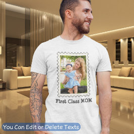 FIRST CLASS MOM 最高の Mom Everの母カスタムの写真 Tシャツ