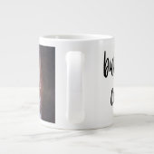 First Coffee写真と名前を追加 ジャンボコーヒーマグカップ (裏面)