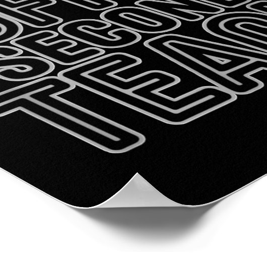 First Coffee Second Teach Funny Teacher Shirt Back ポスター (角)