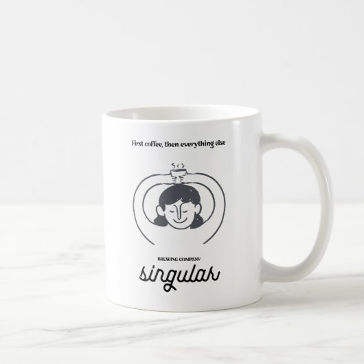 First Coffee, Then Everything Else コーヒーマグカップ (右)