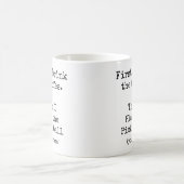 First Coffee Then I Play the Pickleball funny コーヒーマグカップ (中央)