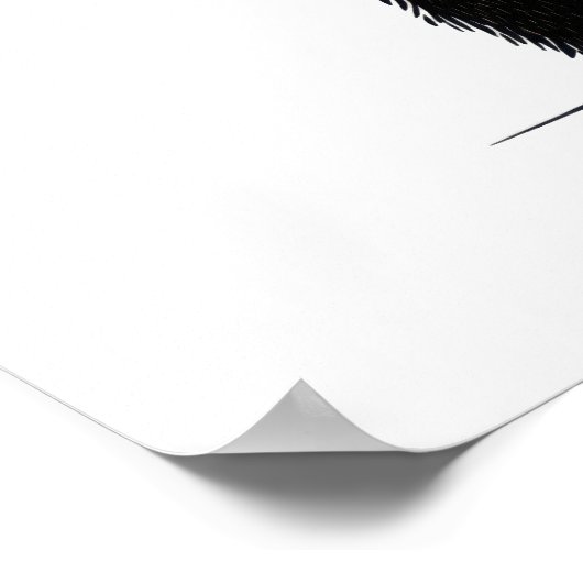 First Coffee Then Meow – Funny Cat Coffee Lover ポスター (角)