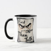 First Coffee Then Talk mug マグカップ (左)