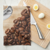 First Coffee, Then the Day – Sarah Kitchen Towel キッチンタオル (四つ折り)