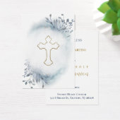 First Communion青い葉の記憶カード (デスク)