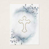 First Communion青い葉の記憶カード (正面)