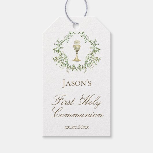 First Communion  ギフトタグ (正面)