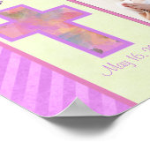 First Communion 8"x10"フォトフレーム挿入 – 女の子 ポスター (角)