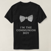 First Communion Boy 2022 Tie Bow Gift  Tシャツ (デザイン正面)
