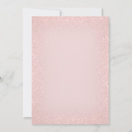 First Communion Catholic girl pink 招待状 (裏面)