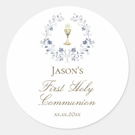 First Communion chalice  ラウンドシール