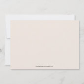 First Communion Child Jesus with Lilies 招待状 (裏面)