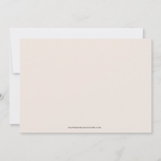 First Communion Child Jesus with Lilies 招待状 (裏面)