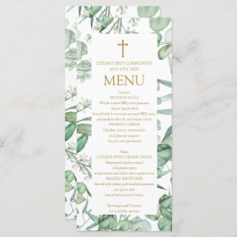 First Communion Eucalyptus leaves Menu  メニュー