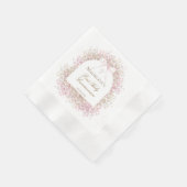 First Communion girl 縁ありカクテルナプキン (角)