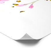 First Communion girl welcome ポスター (角)