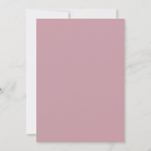 First Communion God Bless Mauve Invitation 招待状 (裏面)