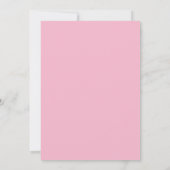 First Communion God Bless pink Invitation 招待状 (裏面)
