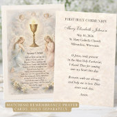 First Communion Invitation Anima Christi 招待状