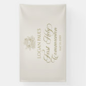 First Communion Marfil banner backdrop 横断幕 (縦)