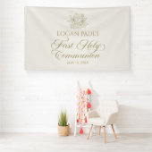 First Communion Marfil banner backdrop 横断幕 (インサイチュ)