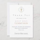 First Communion  thank you カード (正面)