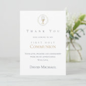 First Communion  thank you カード (スタンド正面)