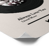 First Dance Music Record Photo ポスター (角)