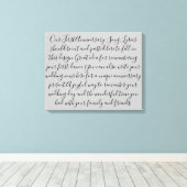 First Dance Song Lyrics Anniversary Gift Newlywed キャンバスプリント (インサイチュ (ウッドフロア))