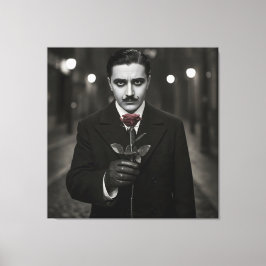 First Date, 1920s by Natasha Us キャンバスプリント