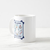 First Day Back to School コーヒーマグカップ (正面左)