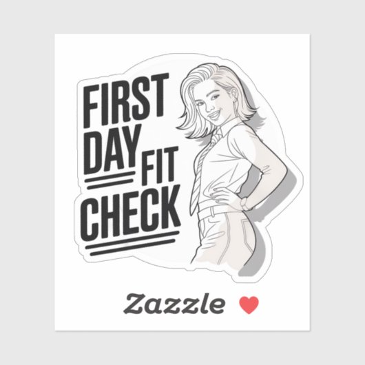 First Day Fit Check – Stylish Back to School  シール (シート)