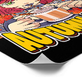 First Day Of Autumn Falls September Autumnal Equin ポスター (角)