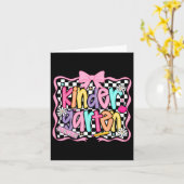 First Day Of Kindergarten Floral Bundle For Teache カード (黄色い花)