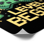 First Day Of Kindergarten Level Begins Gaming Game ポスター (角)