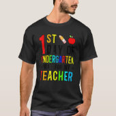 First Day Of Kindergarten Pray For My Teacher Back Tシャツ (正面)