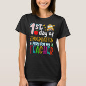 First Day Of Kindergarten Pray For My Teacher Back Tシャツ (正面)