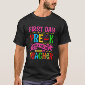 First Day Of Pre-K Pray For My Teacher Tシャツ (正面)