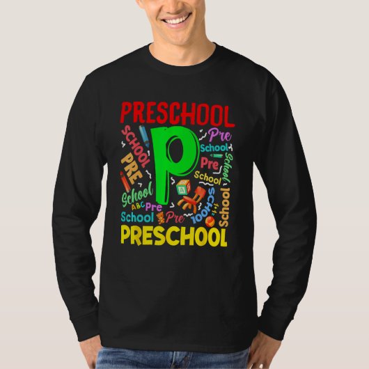 First Day Of Preschool First Day Of School Kids To Tシャツ (正面)
