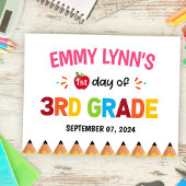 First Day Of School 3rd Grade ポスター