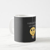 first day of school back, i will not cry 1st grade コーヒーマグカップ (正面左)