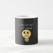 first day of school back, i will not cry 1st grade コーヒーマグカップ (中央)