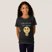 first day of school back, i will not cry 1st grade tシャツ (正面フル)