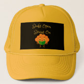 FIRST DAY OF SCHOOL, BOOKS OPEN BRAINS ON, BACK キャップ (正面)