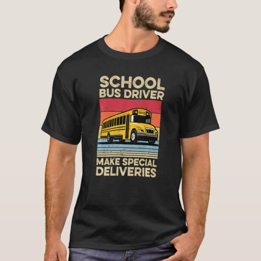 First Day Of School Bus Driver Men Women Bus Driv Tシャツ (正面)