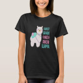 First Day Of School First Grade No Prob Llama Tシャツ (正面)